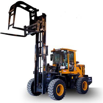 江西產5噸越野叉車 雙輪胎、四驅與鏟斗多路閥的優勢解析